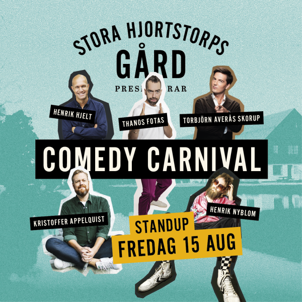 Comedy Carnival – Stora Hjortstorps gård – Kulturaktiebolaget